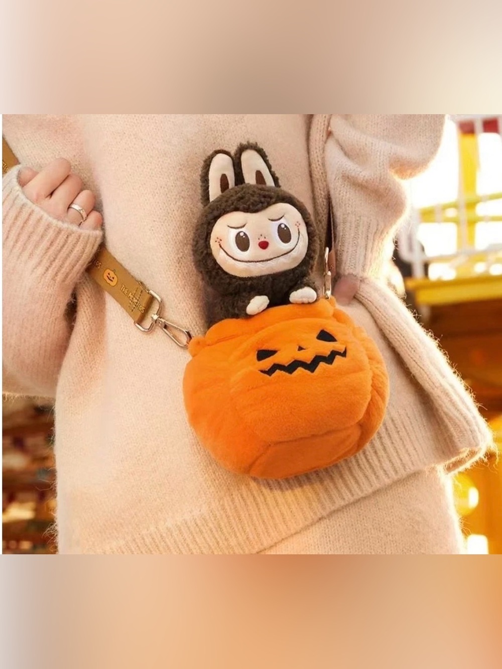 Authentic Happy Halloween Party Series - LABUBU Pumpkin Bag - EXCLUSIVE